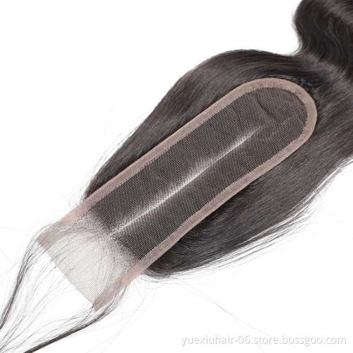 Brazilian Virgin Human Hair Body Wave 2x6 Lace Closure